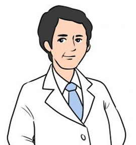 医師と話す
